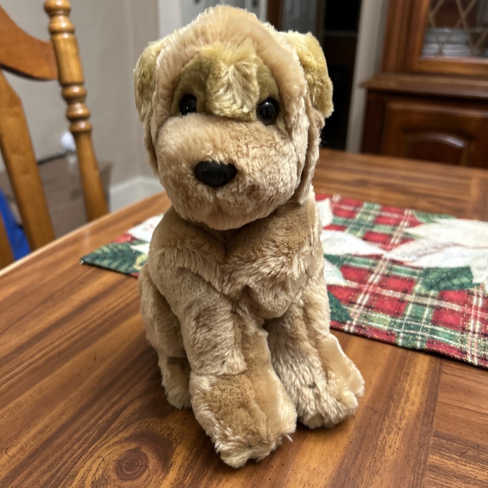 JAAG Plush Stuffed Animal Golden Color Dog Puppy‎ Pug?? Retriever ??